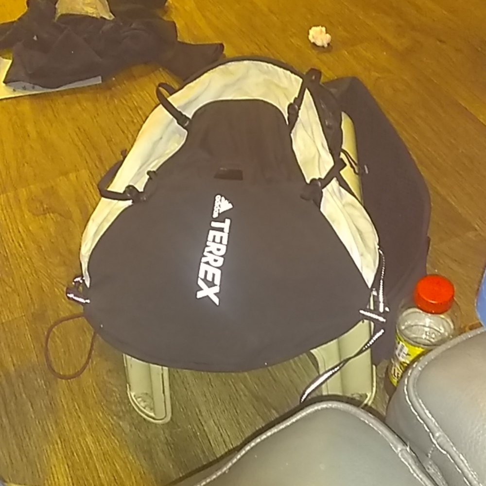 Adidas terrex hiking pack white and black